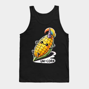 Uni Corn Unicorn Crop Tank Top